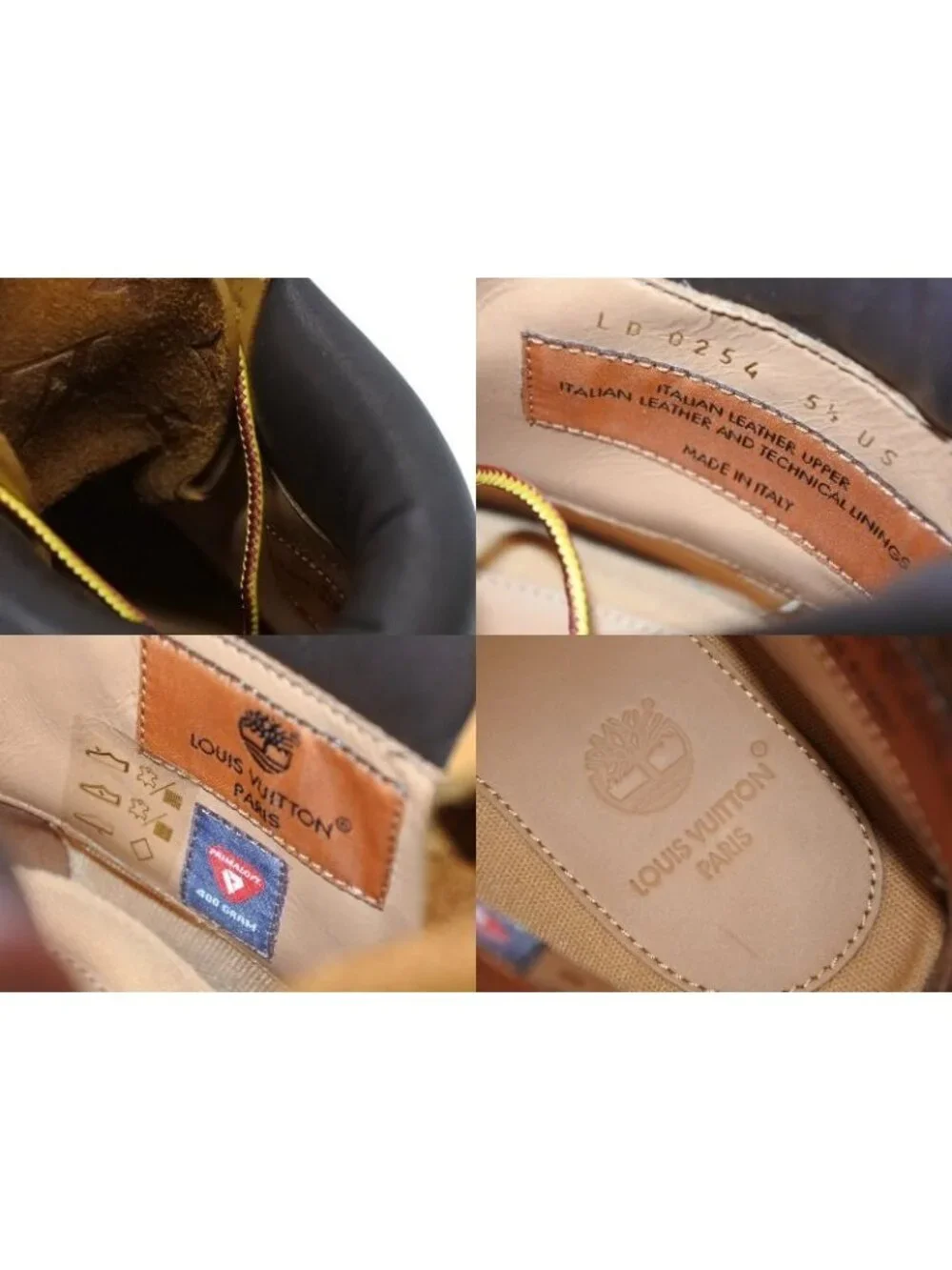 Louis Vuitton Timberland Monogram Boots LV 5.5